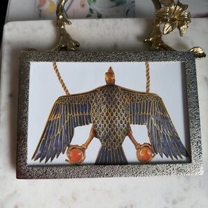 Michael Aram silver 4 by 6 picture frame without easel